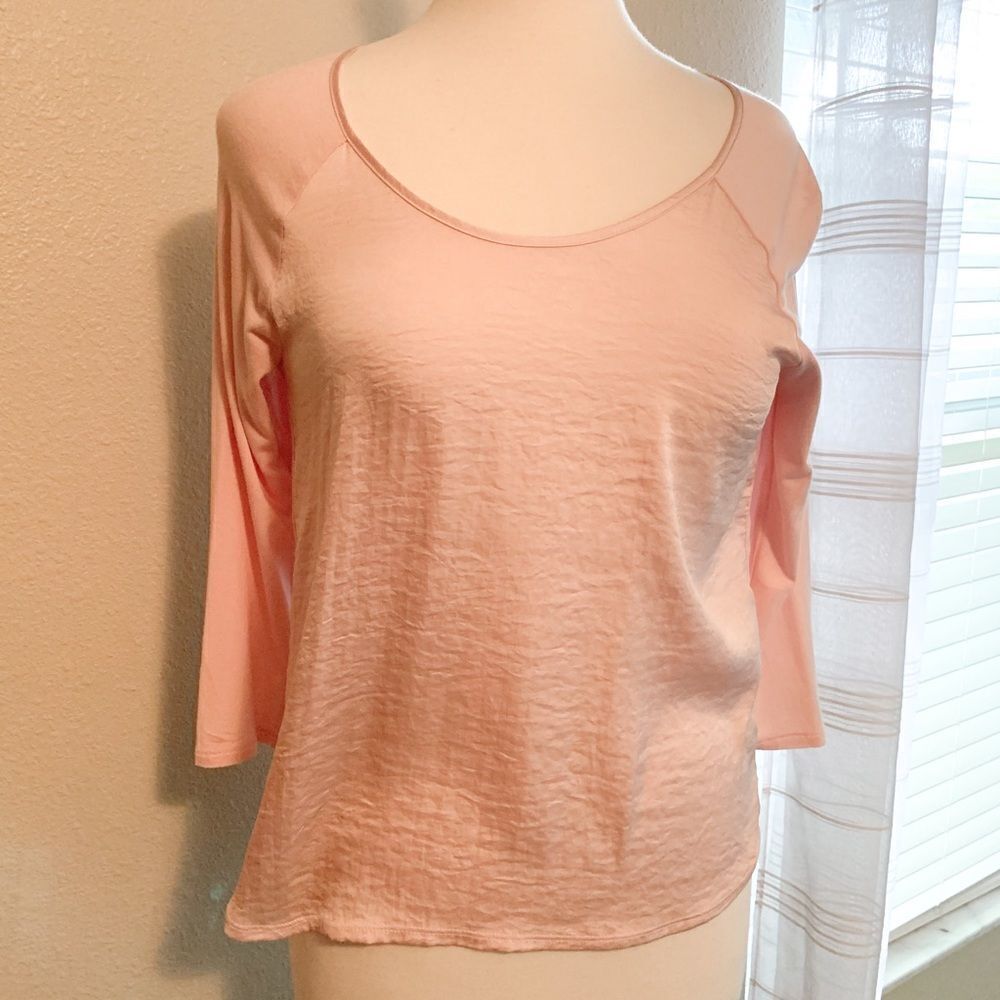 The Limited multi media pink S/P top